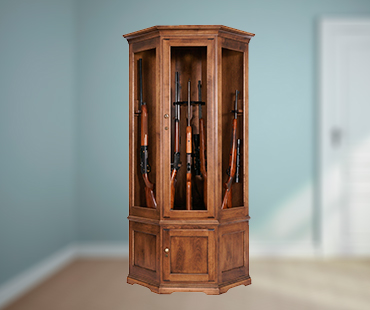 Gun Corner Display Cases