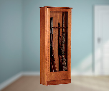 Gun Wall Upright Display Cases