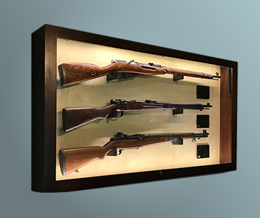 Gun Wall Mounted Display Cases