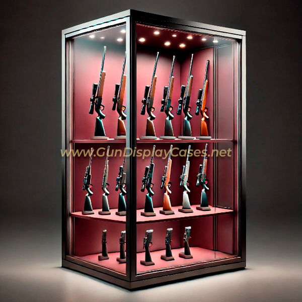 Gun Large Display Cases