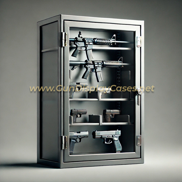 Gun Metal Display Cases