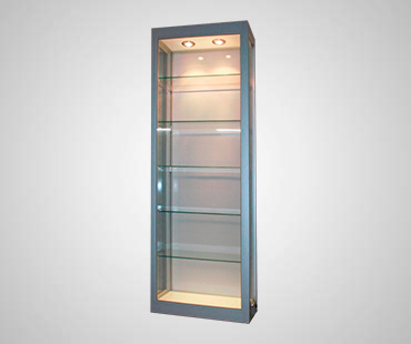 Gun Metal Display Cases