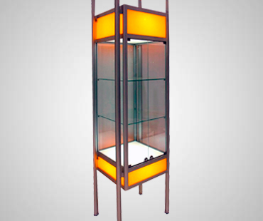 Gun Suspended Display Cases